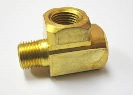 Right-Angle Tee Adapter, 1/8 NPT Female x Male