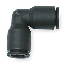 90* Black Nylon Elbow Push Fitting