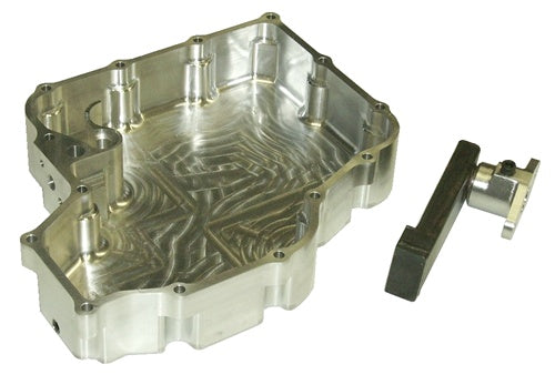 Hayabusa Billet Oil Pan All Years - Black Anodized