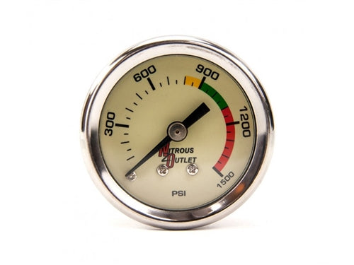 Luminescent Nitrous Pressure Gauge & 4 AN Manifold
