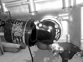 RCP Billet Oil Filter Relocator